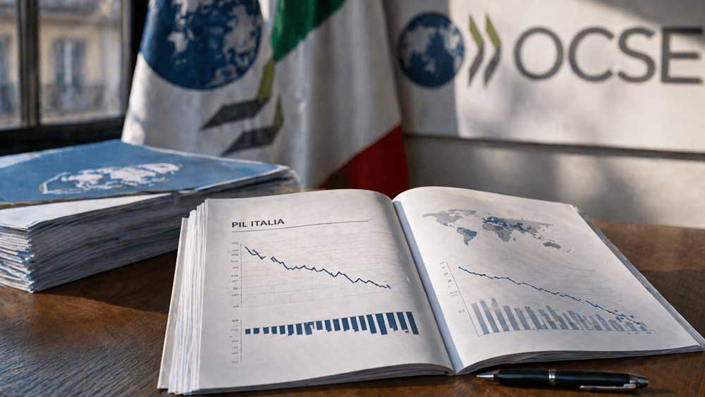 Ocse, l&rsquo;economia italiana accelera nel 2026 ma la crescita resta fragile